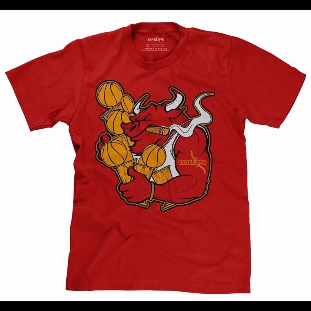 Expenzive Taste Clothing Red Championship Bully T
